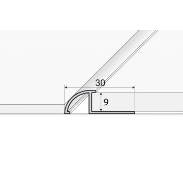 Profil aluminiu auriu 2.50 ml A59